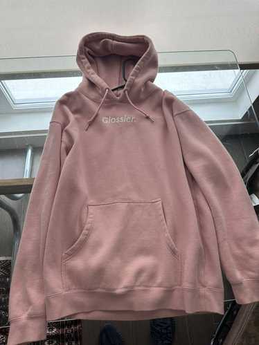 Streetwear Glossier Pink Logo Hoodie