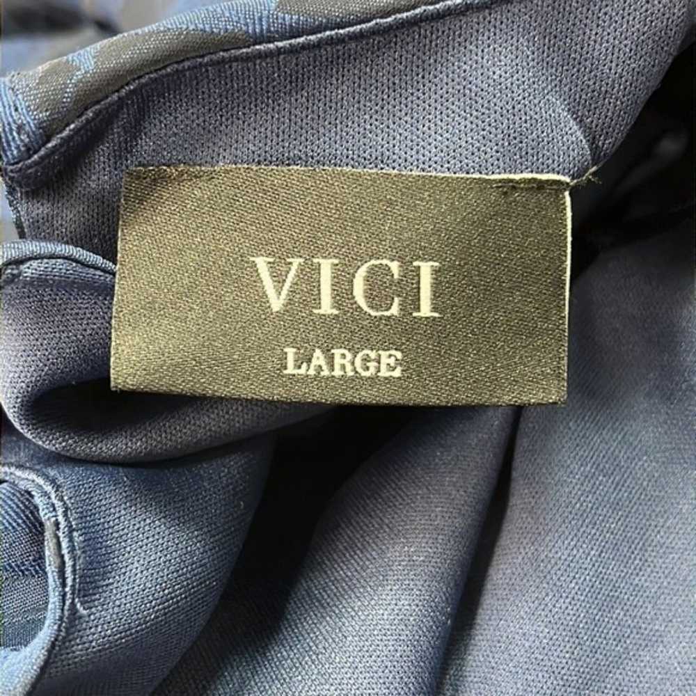 Vici Dress Womens Large One Shoulder Drape Floral… - image 8