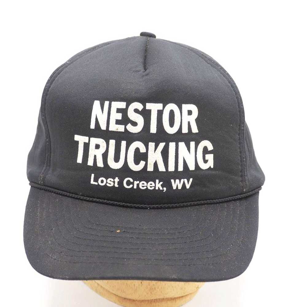 Vintage Snapback Trucker Hat Cap Nestor Trucking … - image 1
