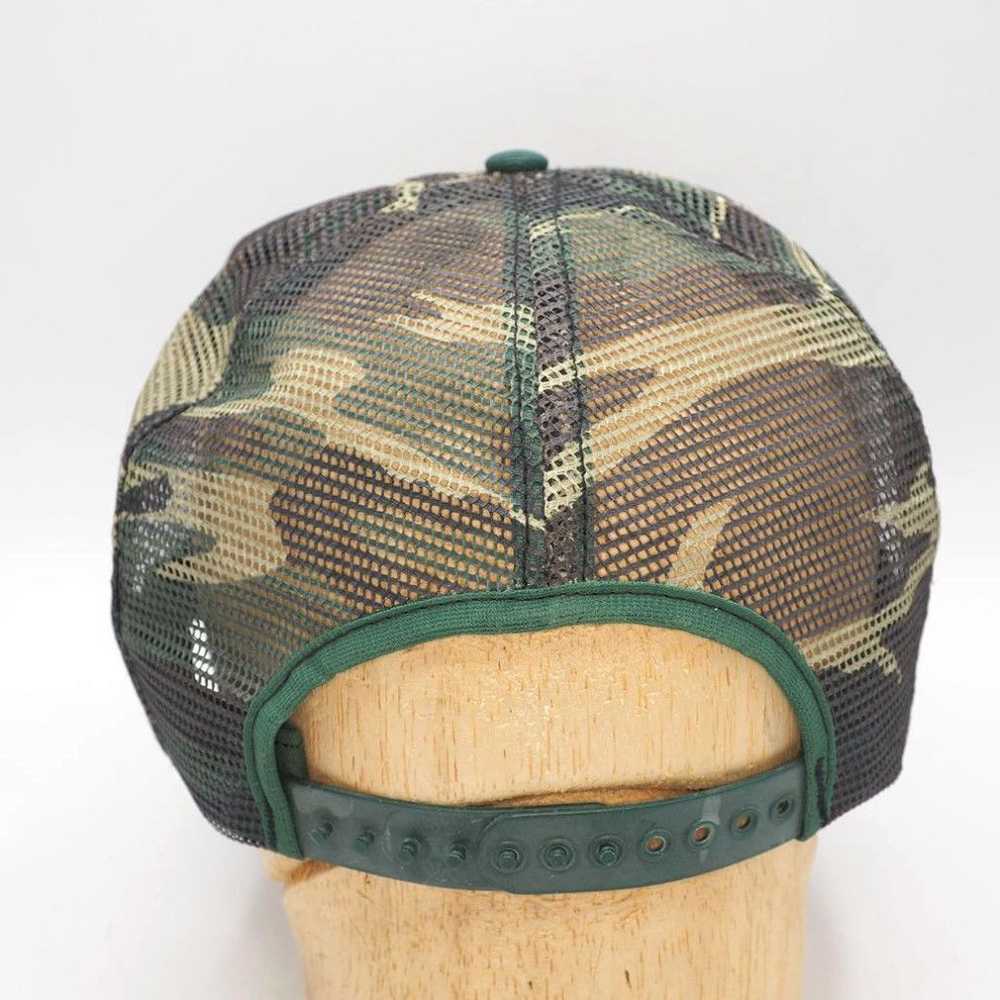Vintage Mesh Snapback Camouflage Trucker Hat Cap … - image 3