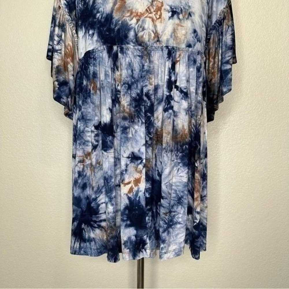Urban Outfitters Baza Ruffled Tie Dye Oversized M… - image 10