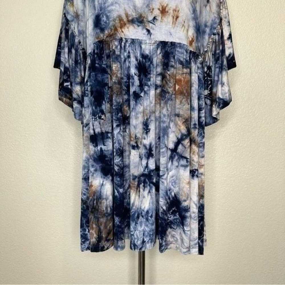 Urban Outfitters Baza Ruffled Tie Dye Oversized M… - image 5