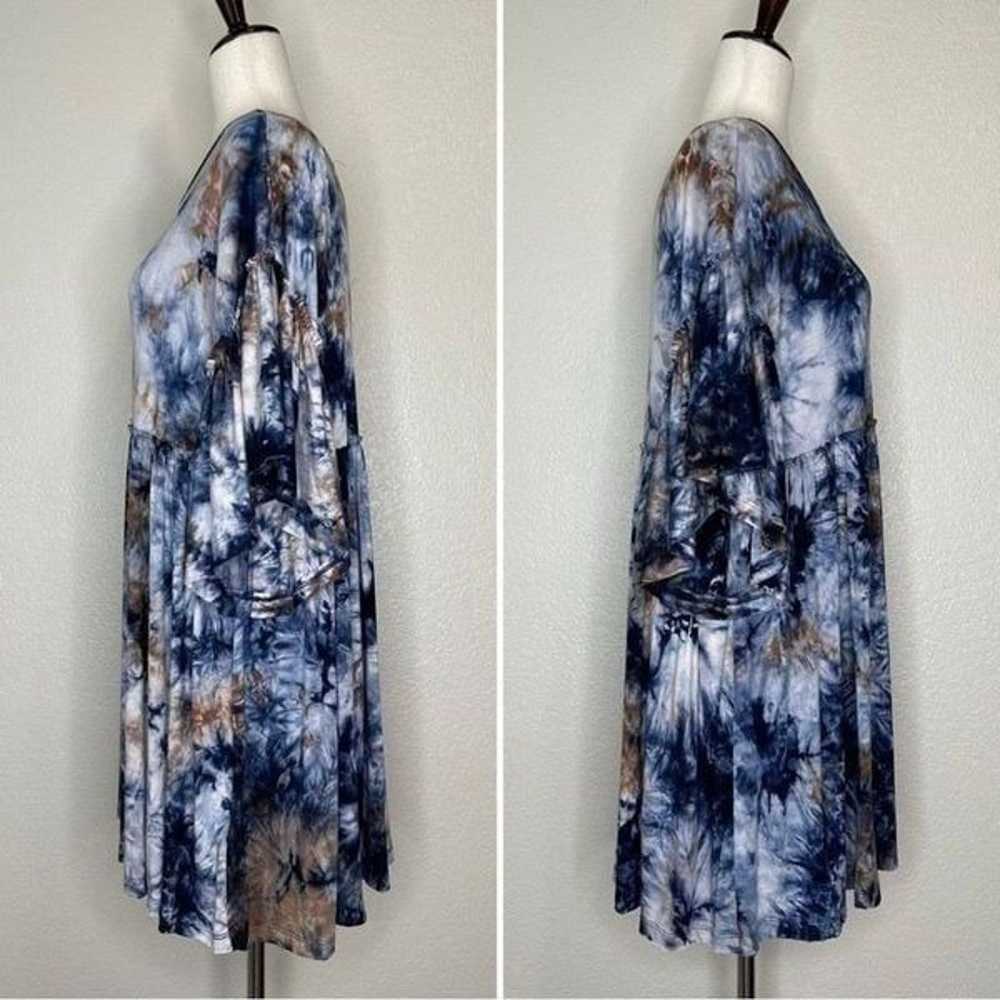 Urban Outfitters Baza Ruffled Tie Dye Oversized M… - image 6