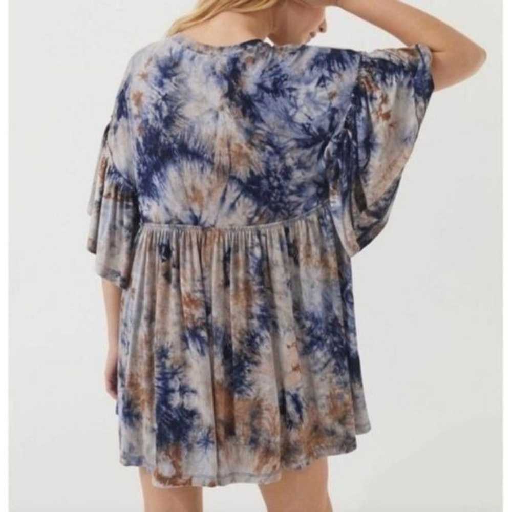 Urban Outfitters Baza Ruffled Tie Dye Oversized M… - image 7
