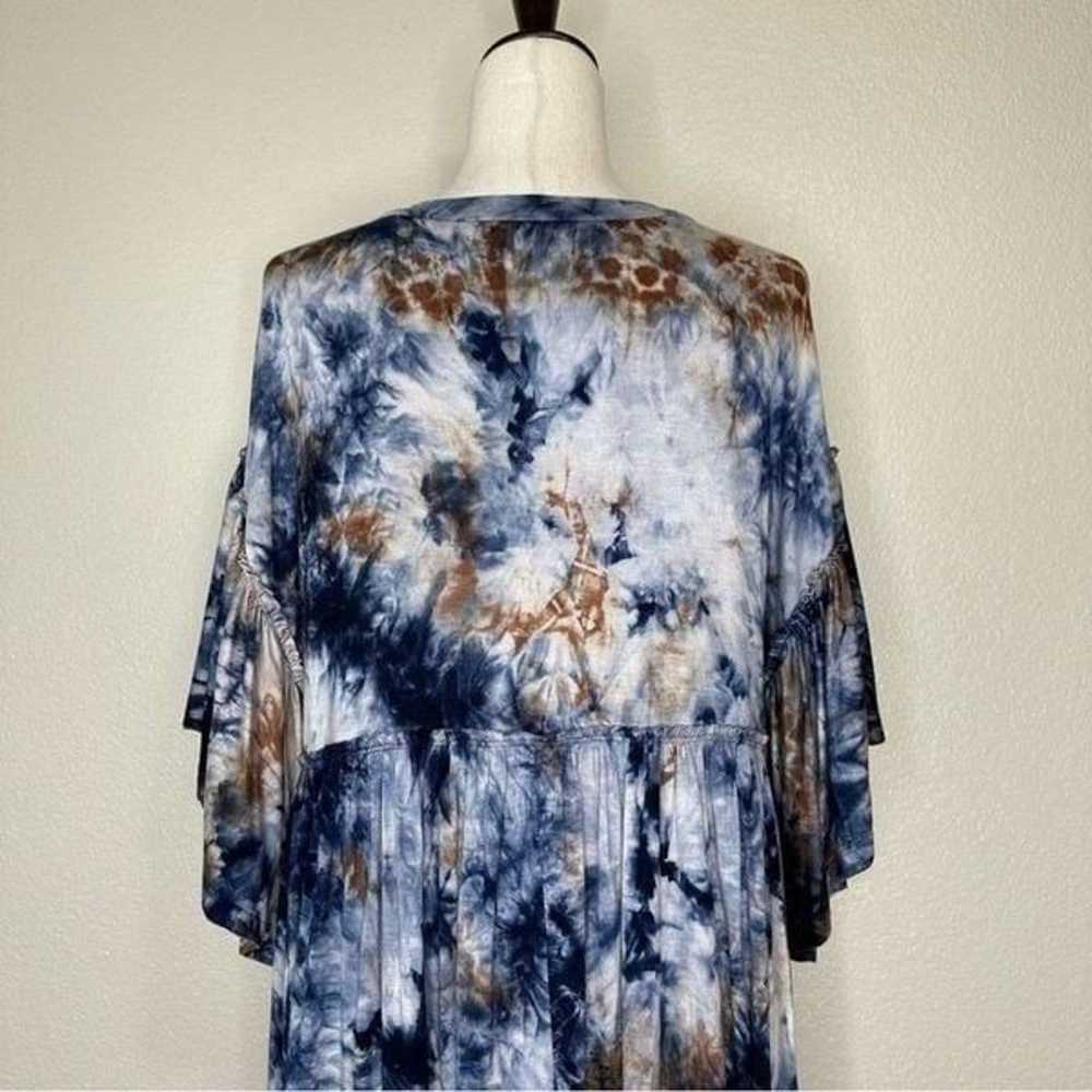 Urban Outfitters Baza Ruffled Tie Dye Oversized M… - image 9