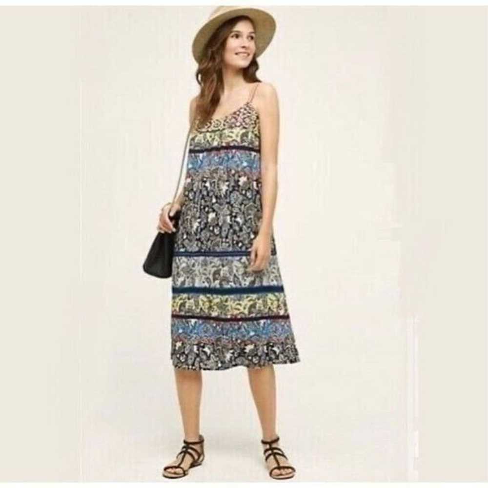 Anthropologie One September Colorful Midi Dress -… - image 1