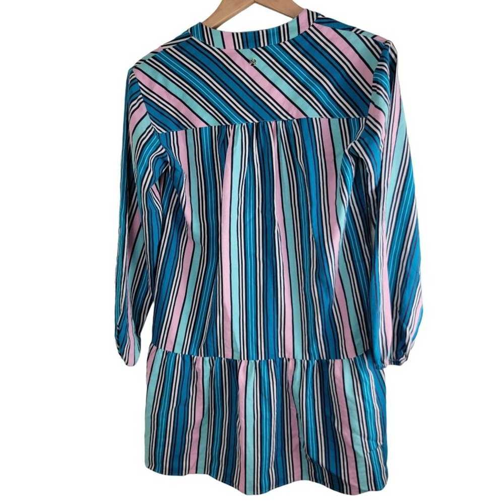 Marie Oliver Womens Silk Linen Blend Shift Dress … - image 2