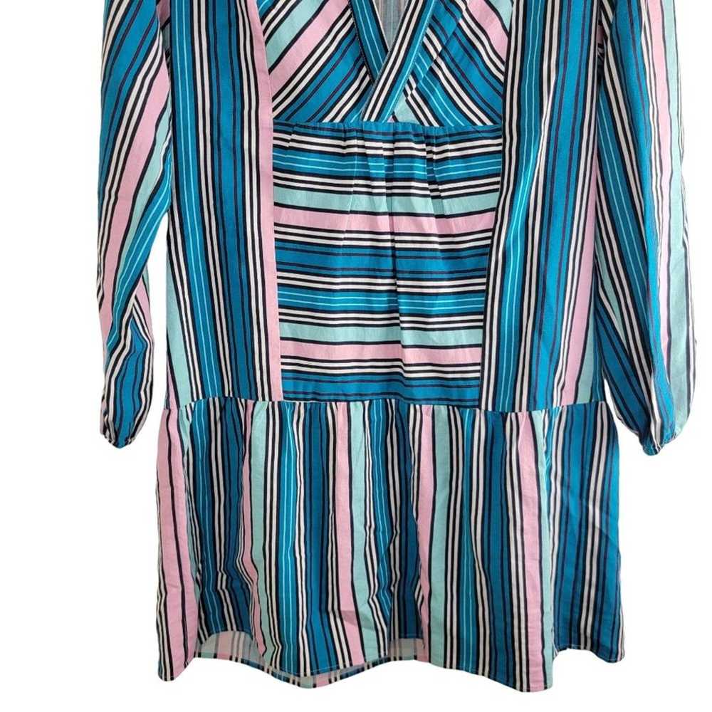 Marie Oliver Womens Silk Linen Blend Shift Dress … - image 4