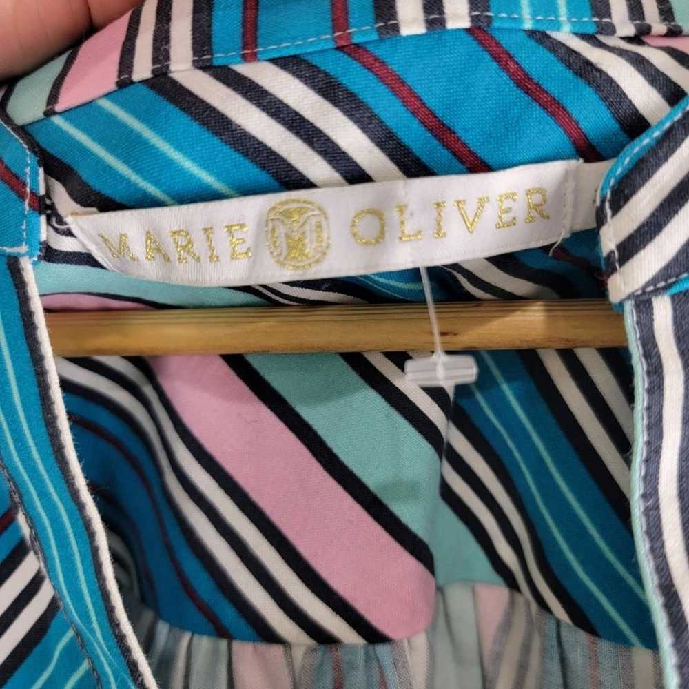 Marie Oliver Womens Silk Linen Blend Shift Dress … - image 9