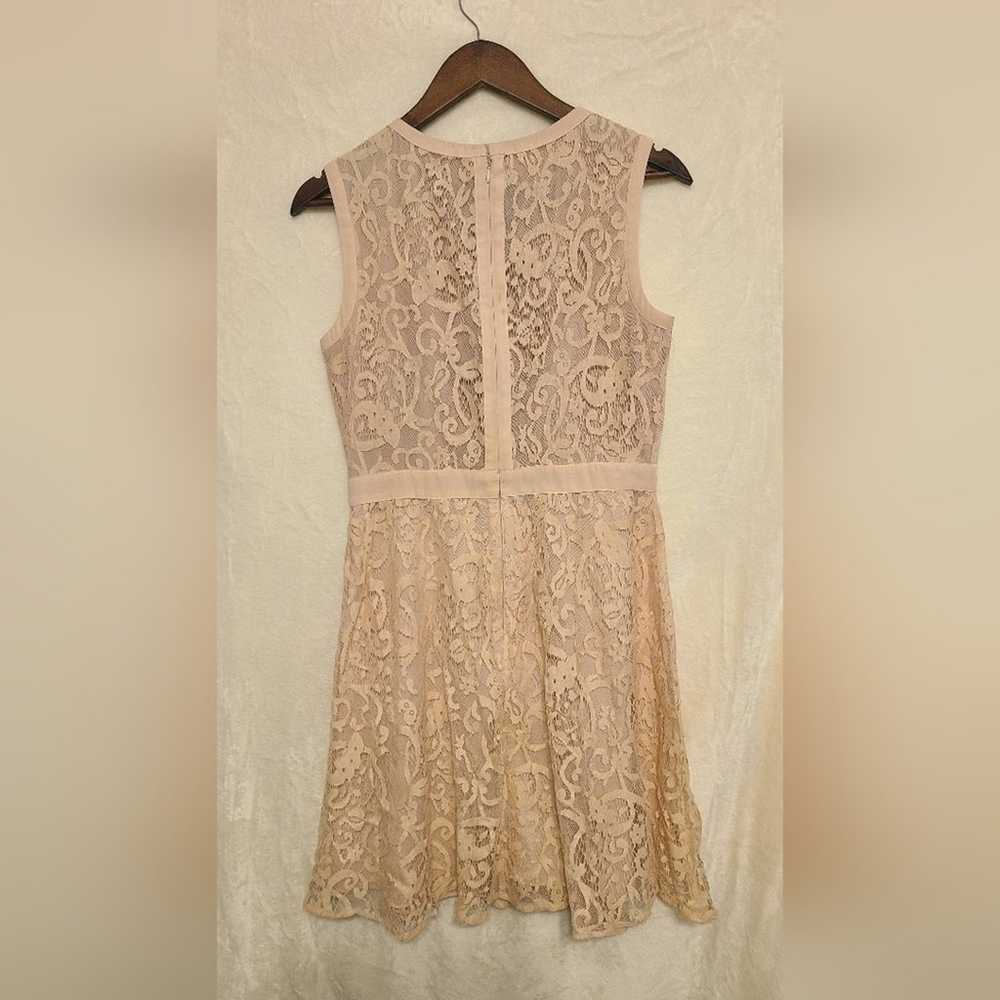 Gianni Bini Lace Overlay Dress Size 6 - image 2