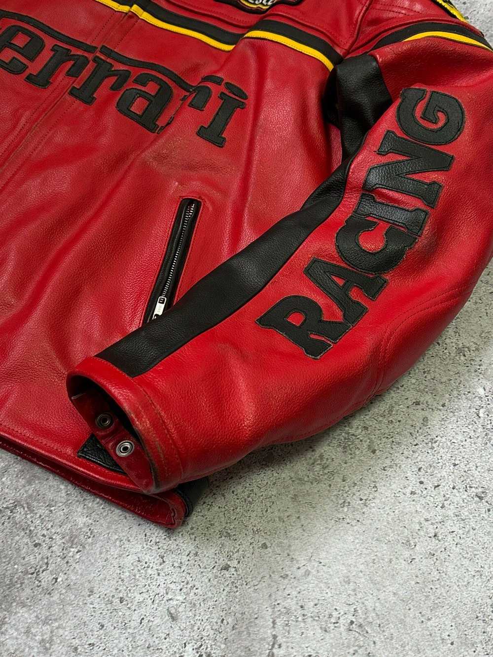 Ferrari × Racing × Vintage Ferrari Racing Leather… - image 2