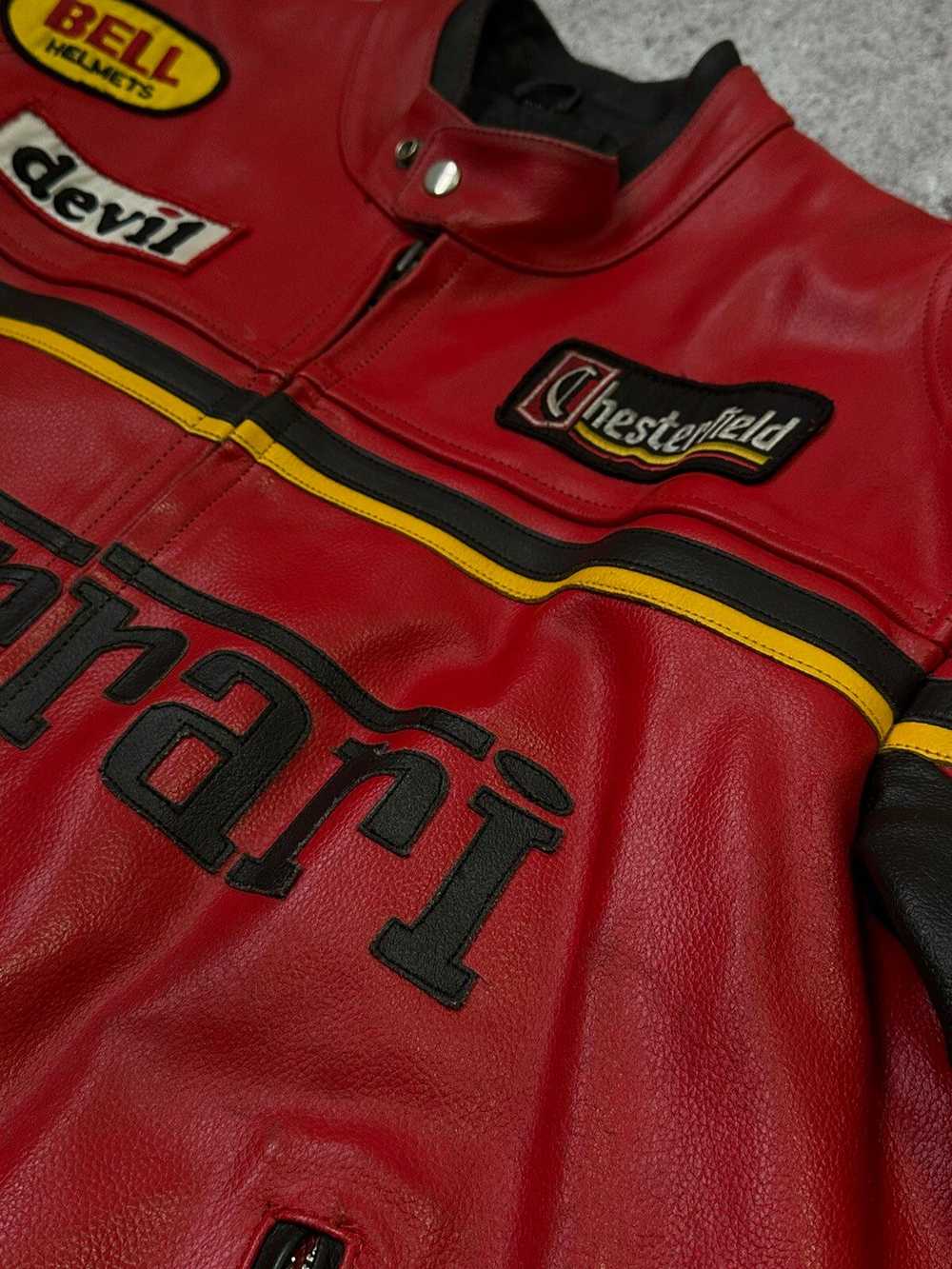 Ferrari × Racing × Vintage Ferrari Racing Leather… - image 3