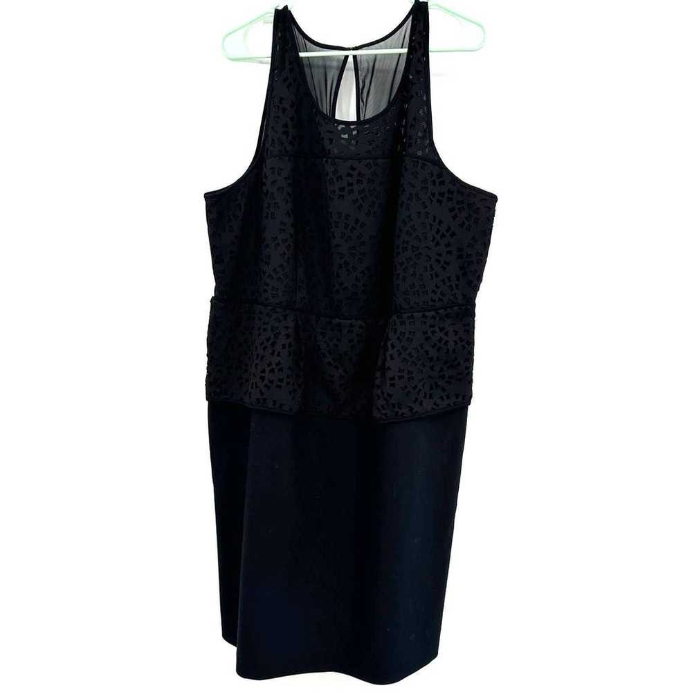 Lane Bryant size 20 black sleeveless peplum style… - image 1