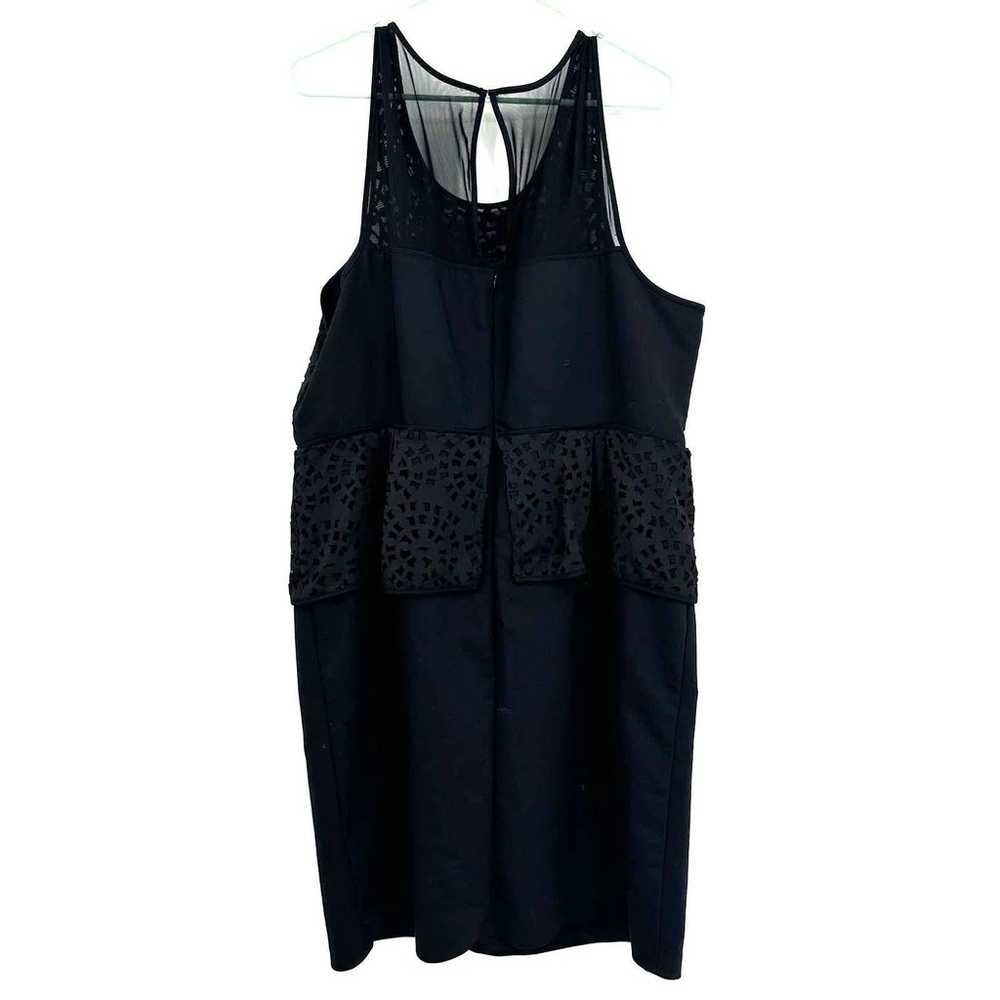 Lane Bryant size 20 black sleeveless peplum style… - image 2
