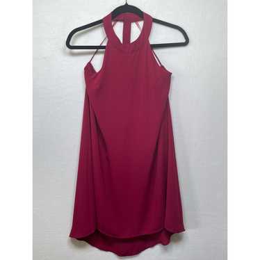 ASTR Pink High Neck Halter Mini Dress Size XS - image 1