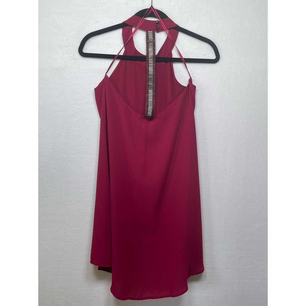 ASTR Pink High Neck Halter Mini Dress Size XS - image 2
