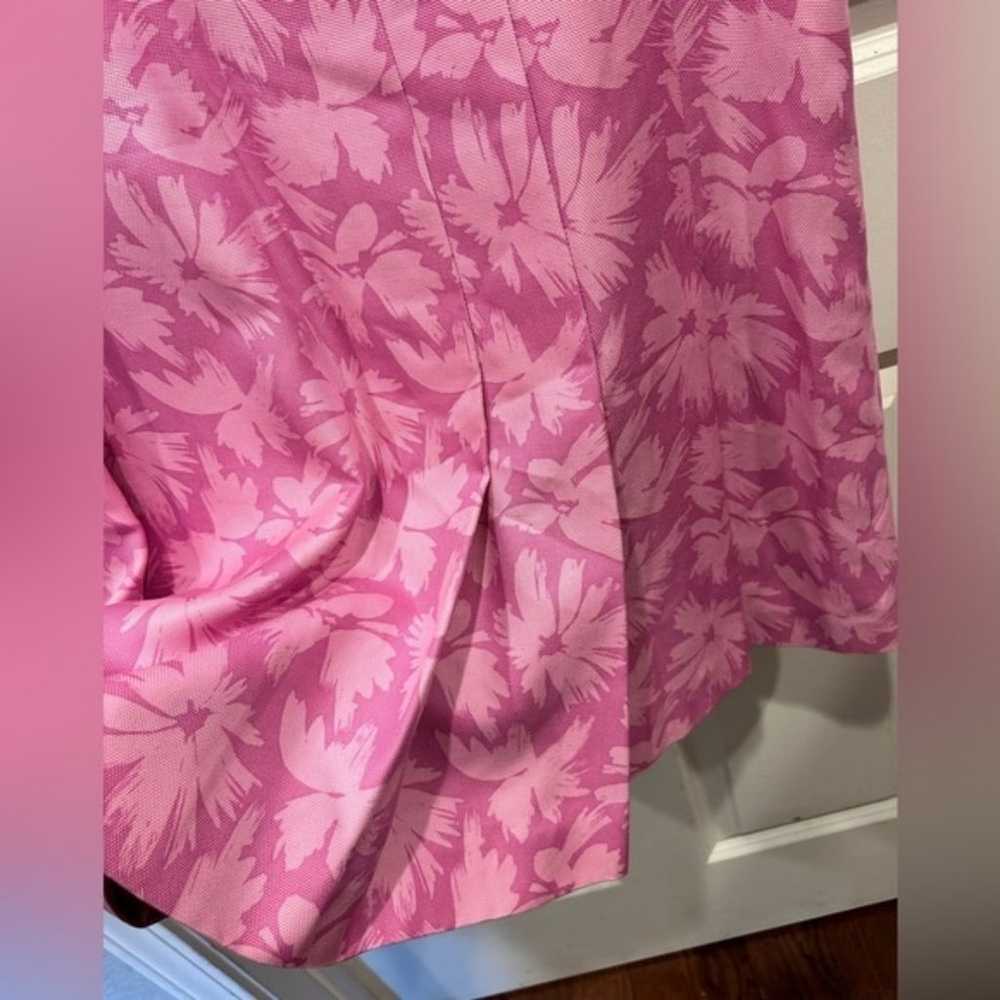 Ann Taylor Pink Purple Lavender Silk A Line Dress… - image 2