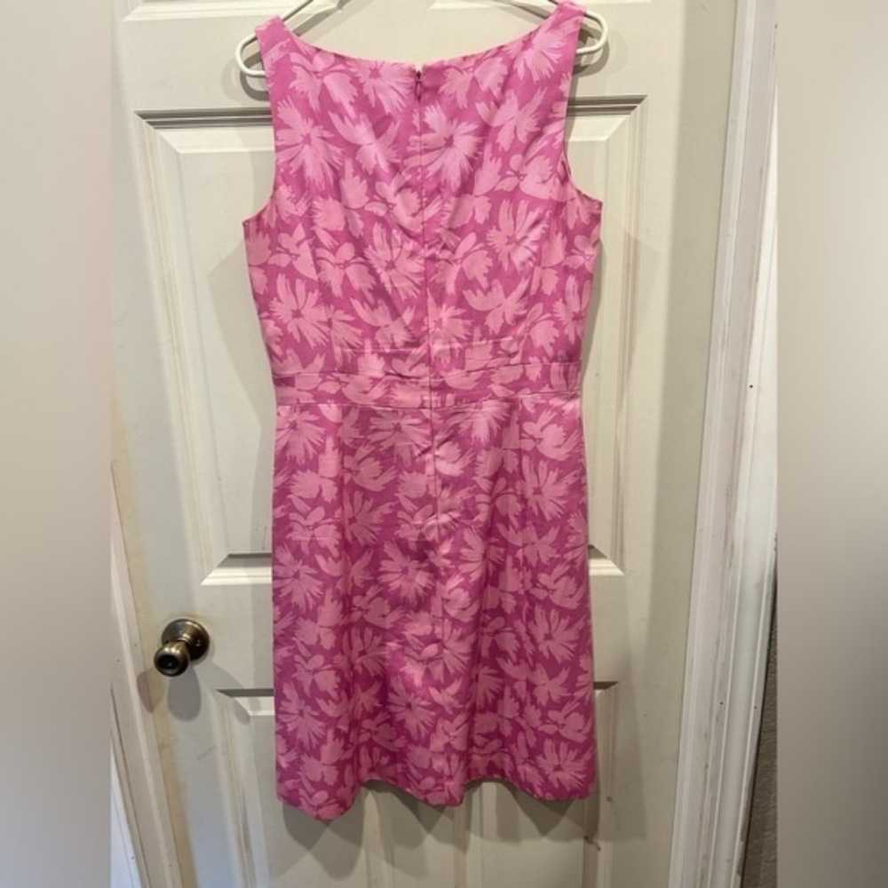 Ann Taylor Pink Purple Lavender Silk A Line Dress… - image 4