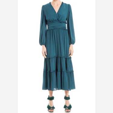 Max Studios Jacquard Satin Dress Size XS Women Bo… - image 1