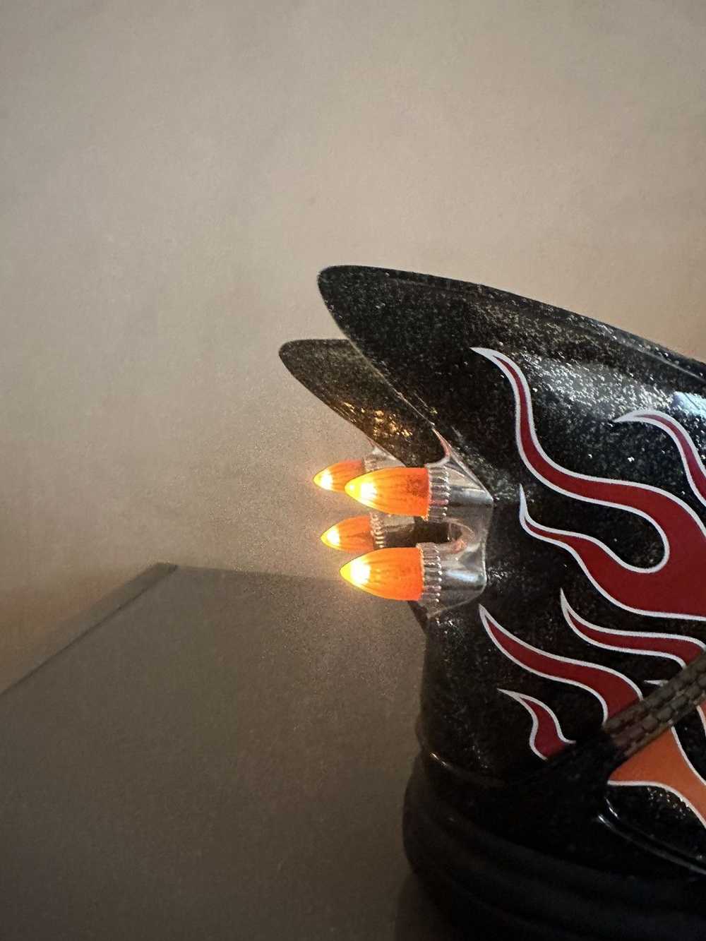 Adidas × Jeremy Scott Shark flame fin light up hi… - image 7