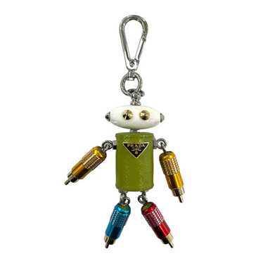 Prada Prada Trick Saffiano Robot Keychain - image 1