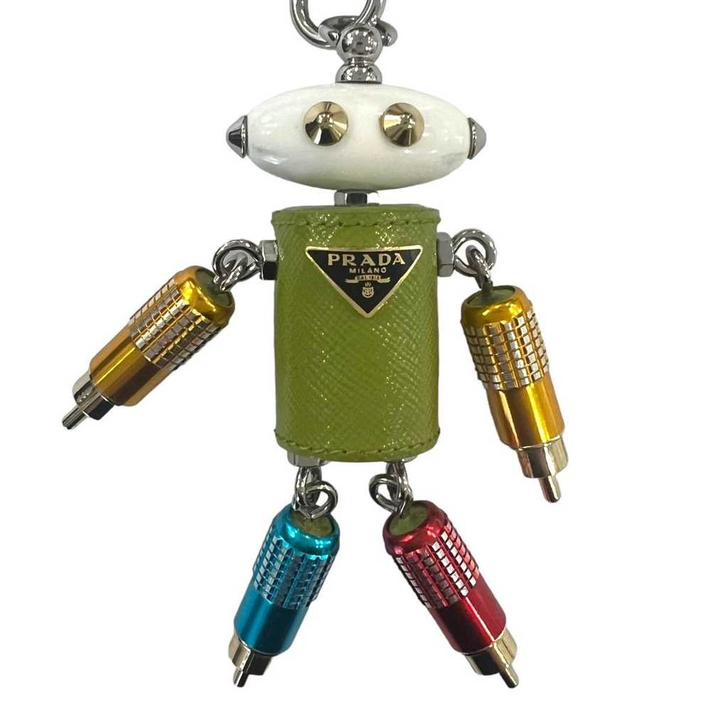 Prada Prada Trick Saffiano Robot Keychain - image 2