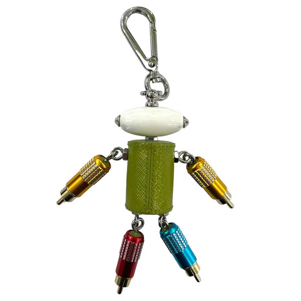 Prada Prada Trick Saffiano Robot Keychain - image 3