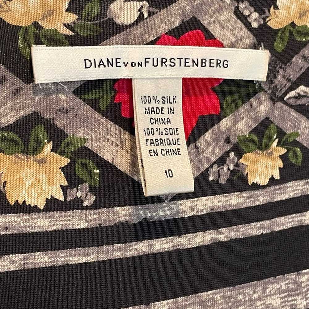 Diane Von Furstenberg Floral Laetitia Silk Dress … - image 4