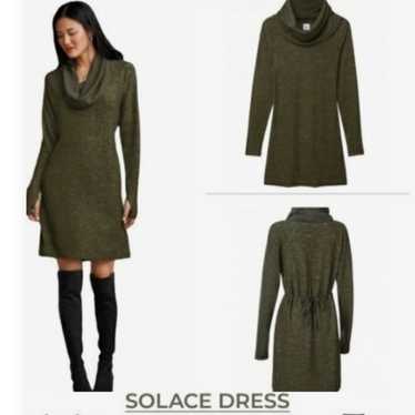 CAbi Women's 4016 Solace Dress Olive Green Heather