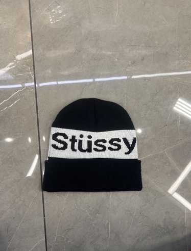 Stussy Black/White Sussy beanie