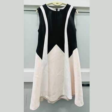BCBGMaxazria Black and White Dress - 10 - INCLUDES