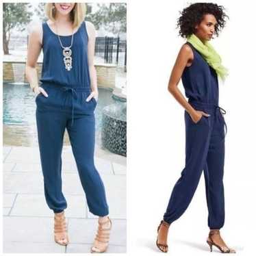 CAbi French Navy Jumpsuit