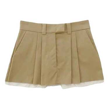 Miu Miu Wool mini skirt
