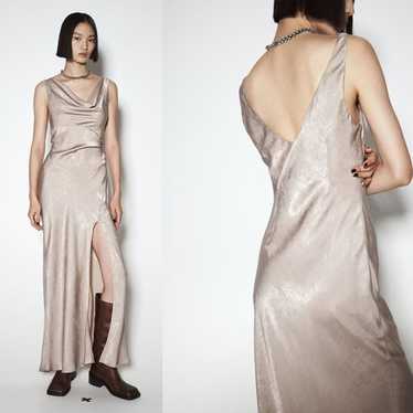 Zara Women’s Draped Lingerie Style Dress NWOT