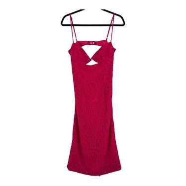 Bardot dress Ivanna Lace Midi dark pink size 10 XL - image 1