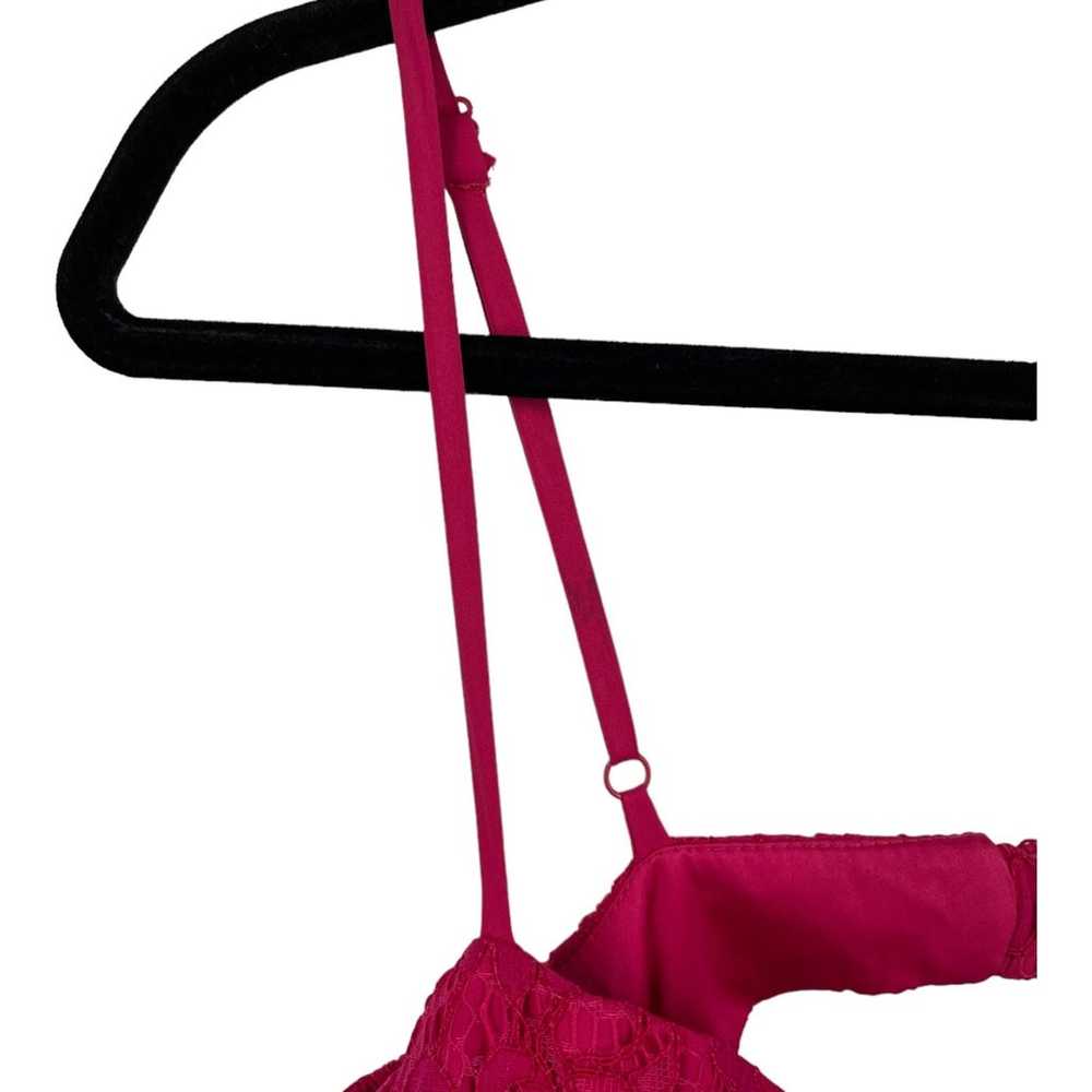 Bardot dress Ivanna Lace Midi dark pink size 10 XL - image 2