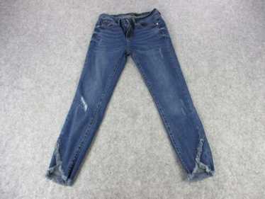 Judy Blue Jeans Womens 29 Blue Denim Skinny Crop … - image 1