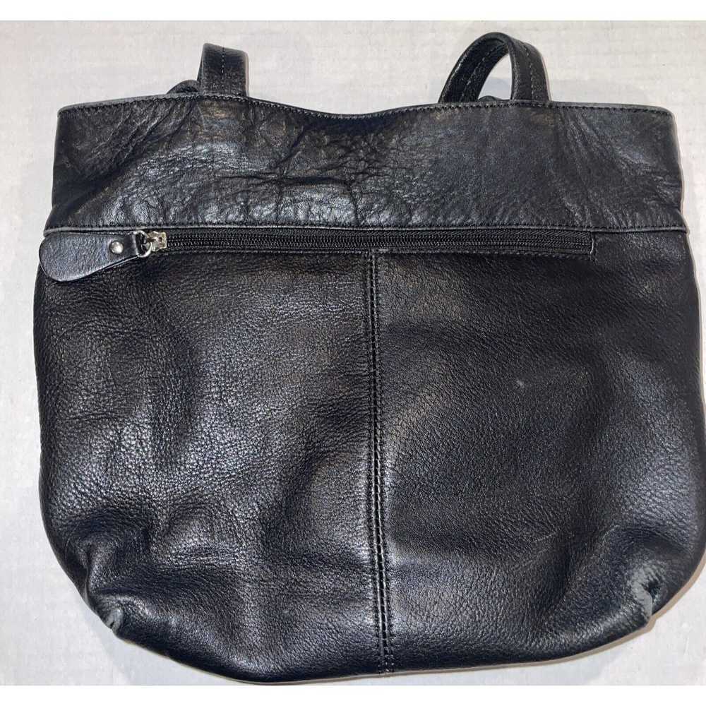 Gianni Giani Bernini Black Leather Satchel Hobo S… - image 2