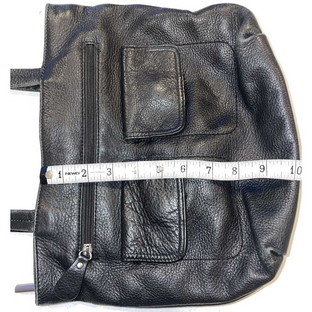 Gianni Giani Bernini Black Leather Satchel Hobo S… - image 6