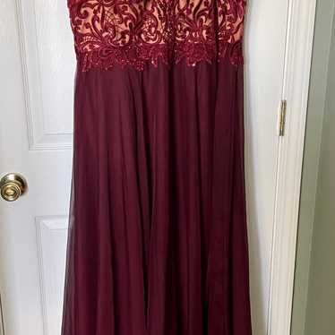 Burgundy / Maroon Formal or Prom Dress