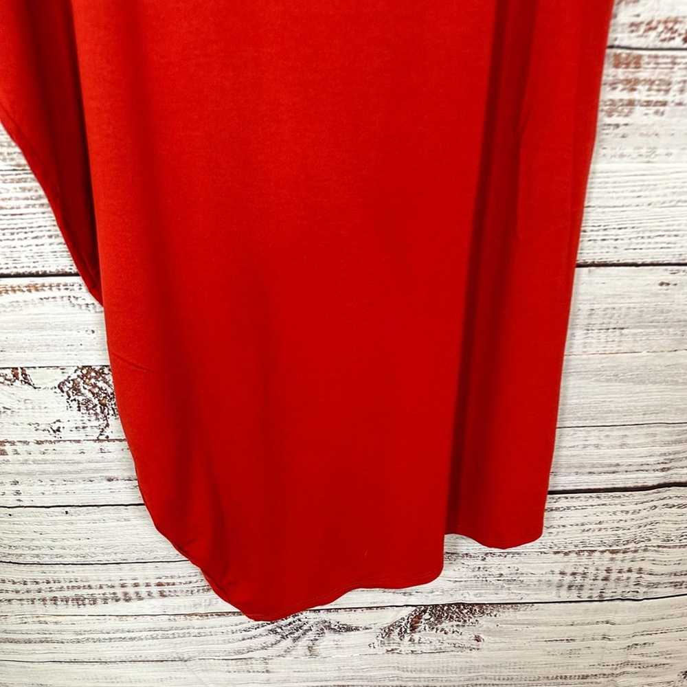 Eileen Fisher Eileen Fisher Red Asymmetrical Dres… - image 10