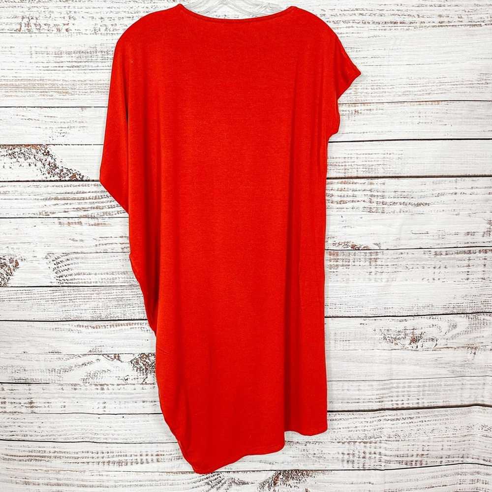 Eileen Fisher Eileen Fisher Red Asymmetrical Dres… - image 11