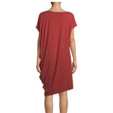 Eileen Fisher Eileen Fisher Red Asymmetrical Dres… - image 1