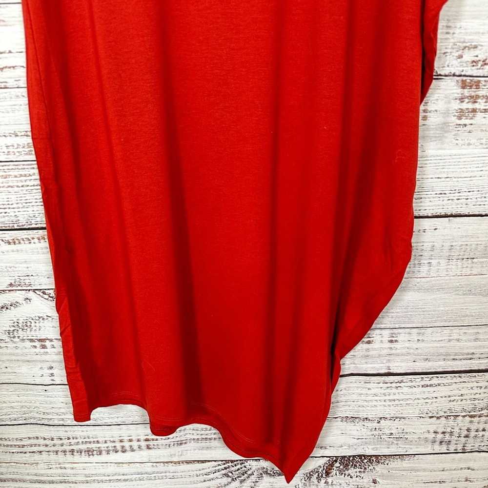 Eileen Fisher Eileen Fisher Red Asymmetrical Dres… - image 4