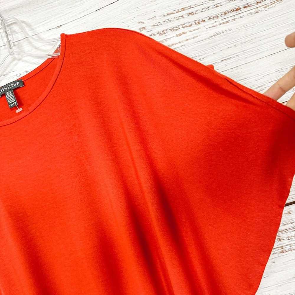 Eileen Fisher Eileen Fisher Red Asymmetrical Dres… - image 6
