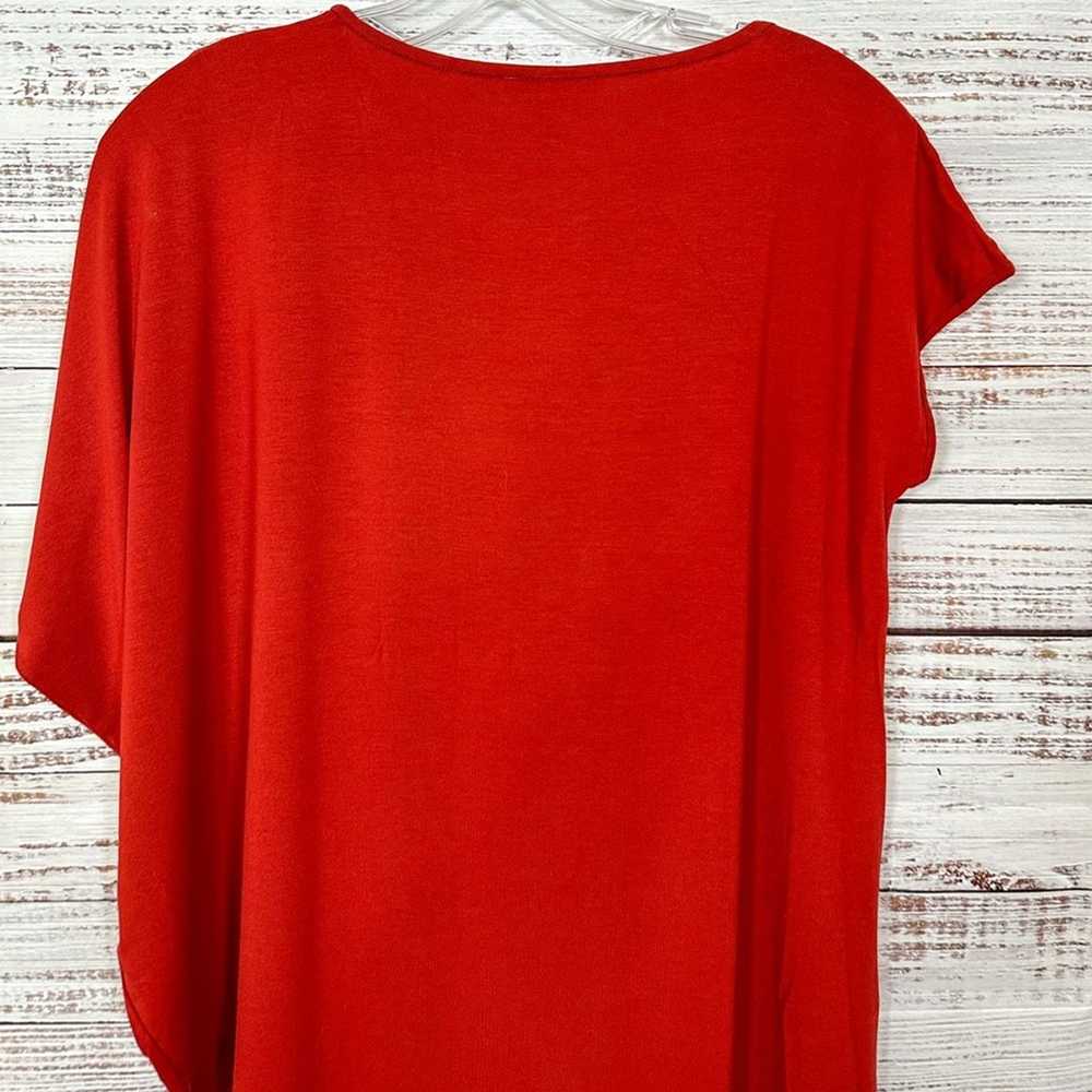 Eileen Fisher Eileen Fisher Red Asymmetrical Dres… - image 9