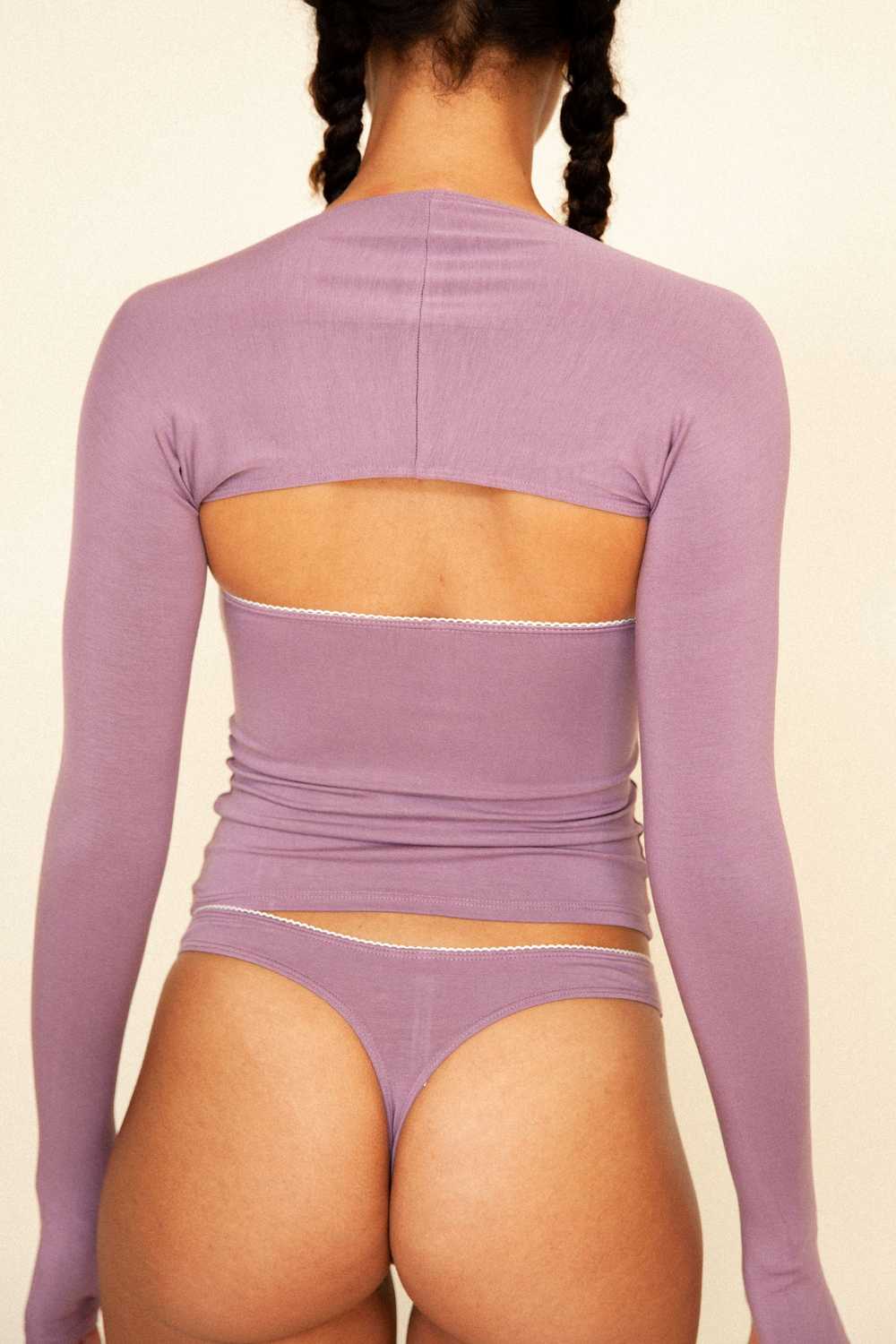 Rat Boi BALLET BOLERO IN AUBERGINE - image 7