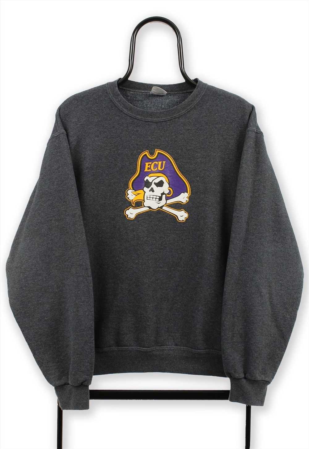 Vintage Grey ECU Pirates Sweatshirt Mens - image 1