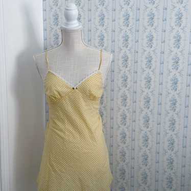 Vintage Victoria's Secret Yellow Slip dress