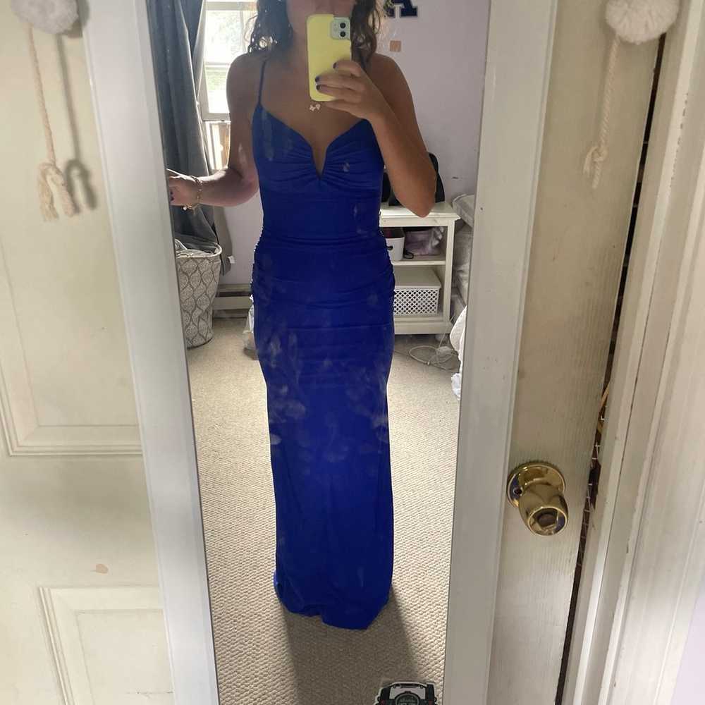 Blue Prom Dress - image 1